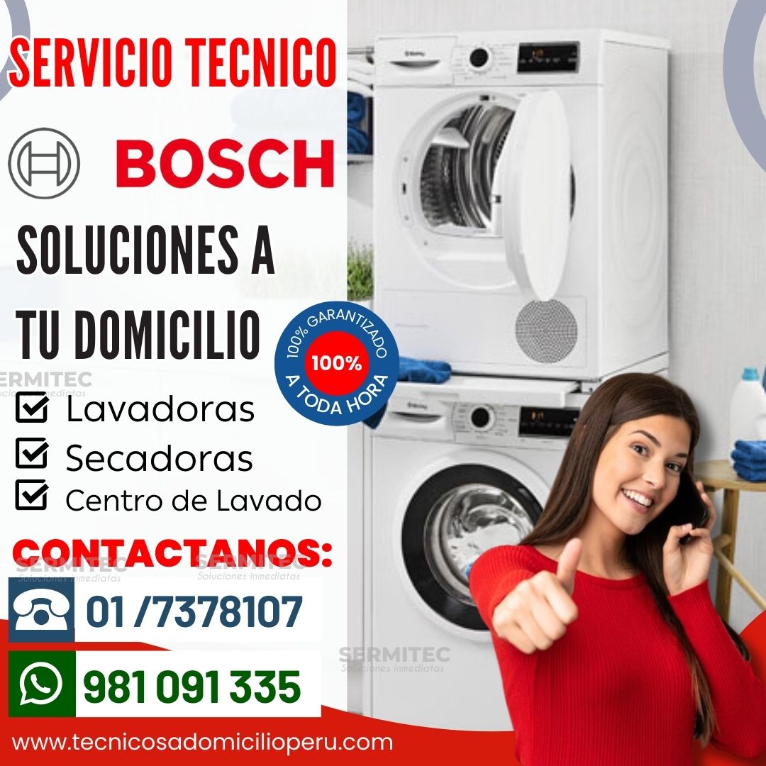 «Bosch» Mantenimiento de Lavadoras 981091335 Chorrillos